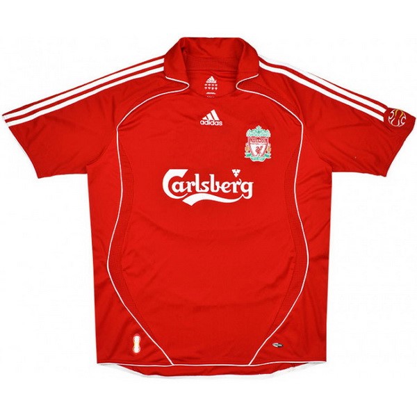 Camiseta Liverpool 1ª Kit Retro 2006 2007 Rojo